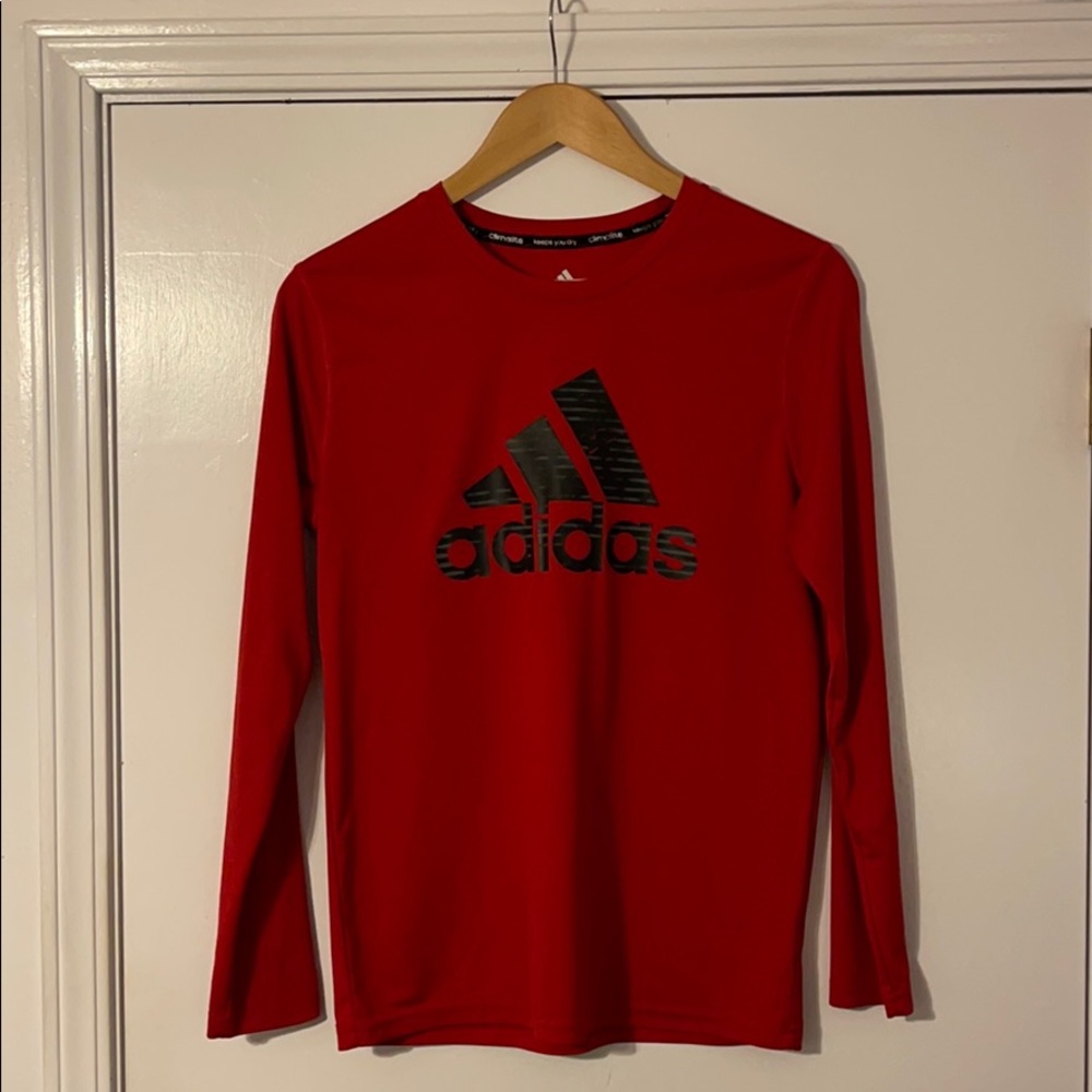 Adidas Climalite Long Sleeved Shirt Kids L 14/16